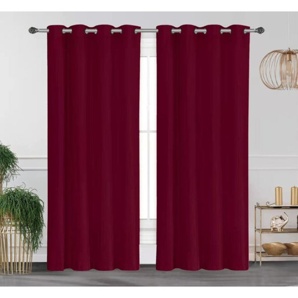 Latitude Run® Polyester SemiSheer Curtain Panel Wayfair